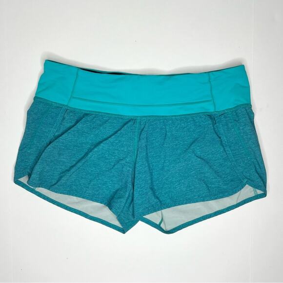 Lululemon | Teal Blue Run Times Shorts - Picture 1 of 4